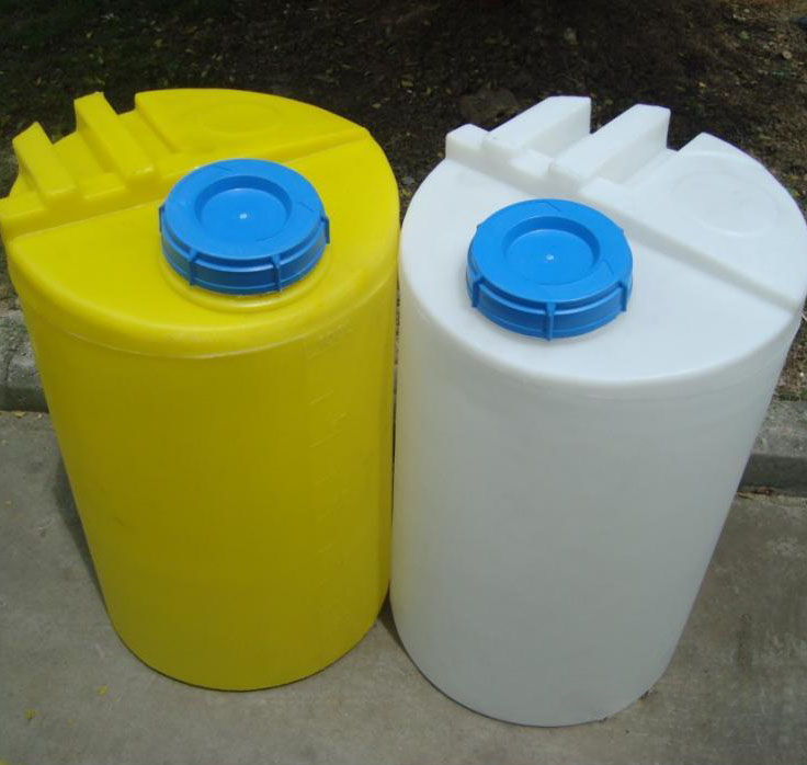 PE加药箱加药桶 食品级塑料水桶 黄色/白色加药桶储药桶 